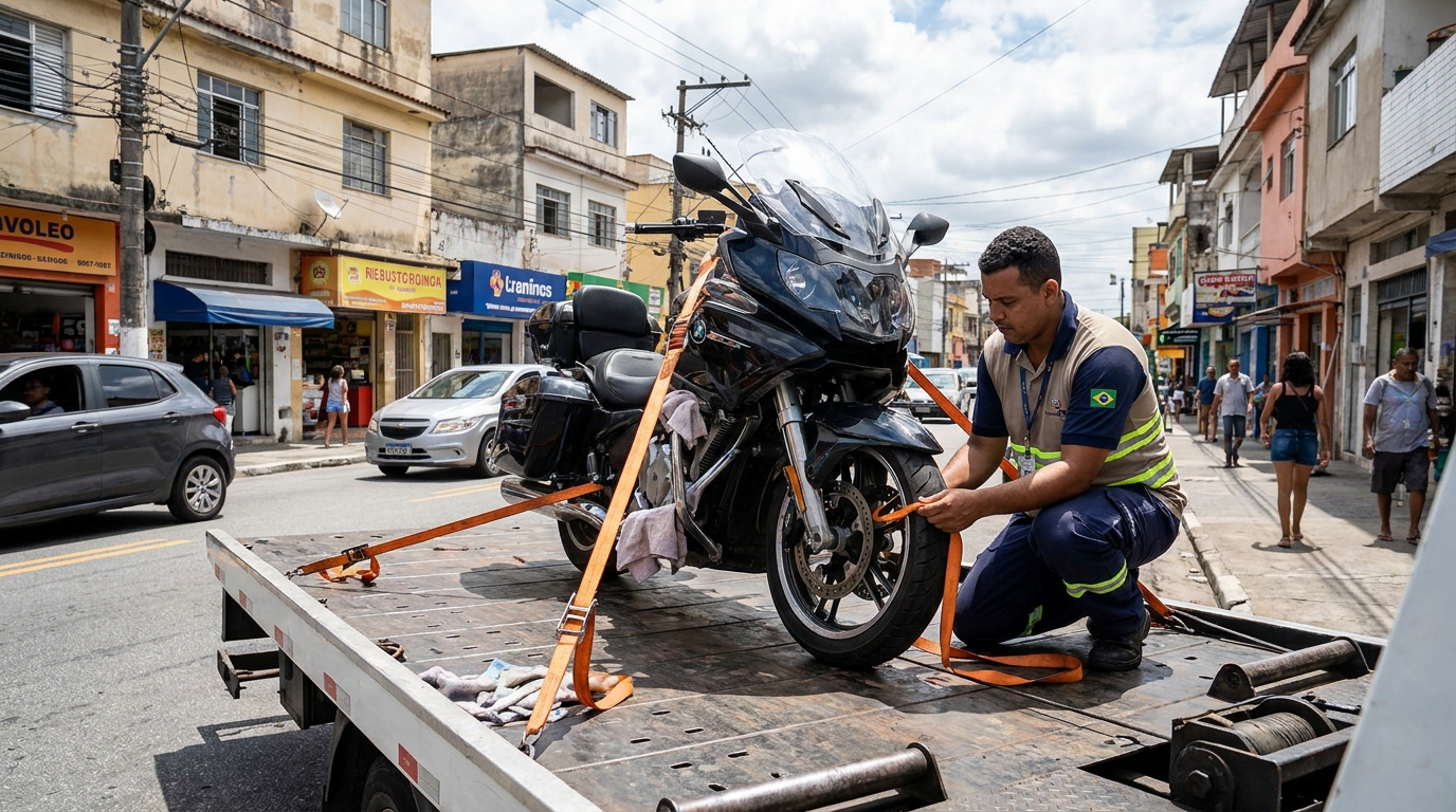 Remoção de Moto em Pane em Taboão da Serra‑SP